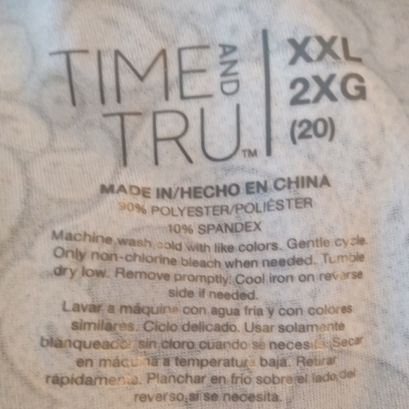 EUC - 2XG/XXL Time and Tru La Muerte Leggings - Picture 2 of 2